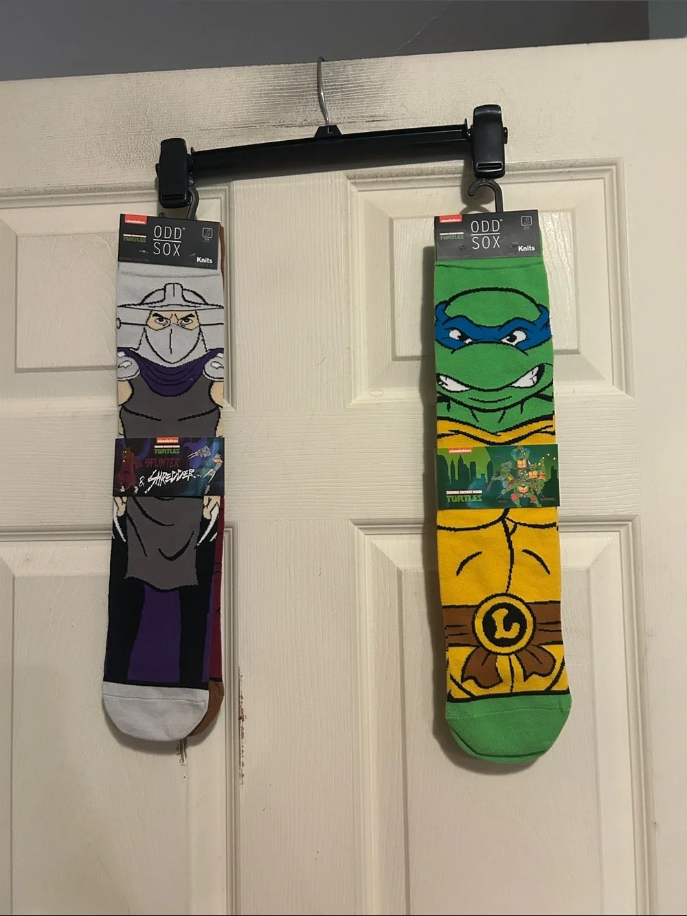 ODD SOX Teenage Mutant Ninja Turtles and Splinter & Shredder Crew Socks